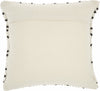 Black Dotted Throw Pillow