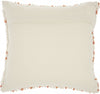 Peach Colored Dotted Throw Pillow