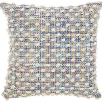 Multicolor Woven Detailed Throw Pillow