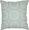 Mint Green Tribal Pattern Throw Pillow