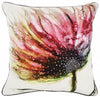 Abstract Flower Throw Pillow