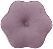 Purple Flower Shaped Throw Pillow