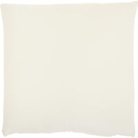 Solid Ivory Casual Throw Pillow