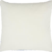 Navy Velvet Modern Throw Pillow
