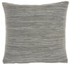 Gray Distressed Stripes Throw Pillow