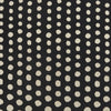 Black and Gold Polka Dot Throw Pillow