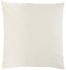 White Throw Pillow with Sequin Stripe