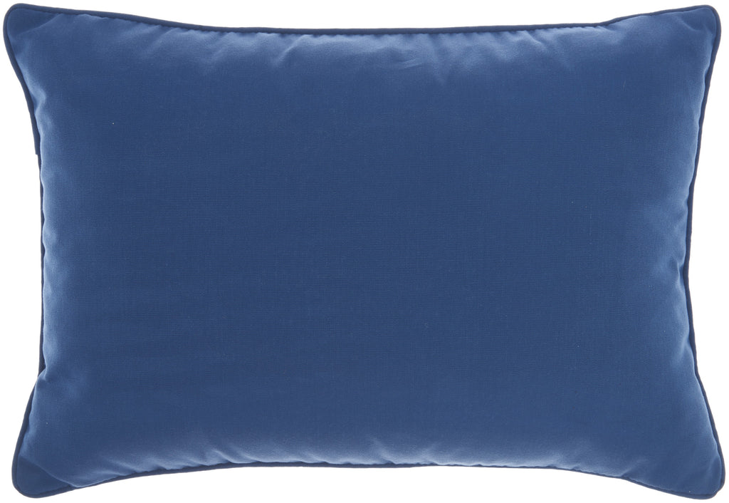 Blue Indoor Outdoor LumbarThrow Pillow