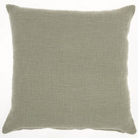 Sage Solid Woven Throw Pillow