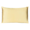 Gold Dreamy Set of 2 Silky Satin King Pillowcases