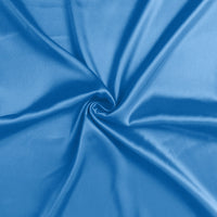 Bright Blue Dreamy Set of 2 Silky Satin Standard Pillowcases