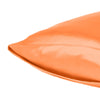 Orange Dreamy Set of 2 Silky Satin Standard Pillowcases