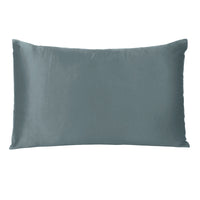 Gray Dreamy Set of 2 Silky Satin Queen Pillowcases