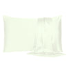 Ivory Dreamy Set of 2 Silky Satin Queen Pillowcases