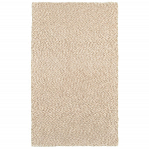 7’ x 10’ Modern Soft Tan Indoor Area Rug