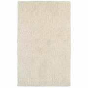 8’ X 11’ Modern Shag Ivory Indoor Area Rug