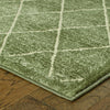 4’ x 6’ Gray and Ivory Diamond Indoor Area Rug