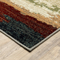 4’ x 6’ Modern Abstract Indoor Area Rug