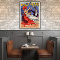 28" x 20" Taverne Olympia French Restaraunt Wall Art Print