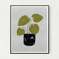 11" x 14" Contemporary Botanical Wall Art