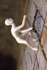 Unique Climbing Man Wall Art in White