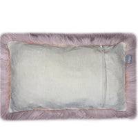 Blush Natural Sheepskin Lumbar Pillow