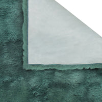 2' X 3' Green Natural Off-White Medical Grade Sheepskin Throw Blanket