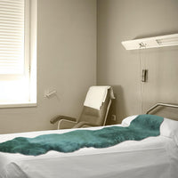 2' X 5' Natural Off-White Medical Grade Double Sheepskin Throw Blanket