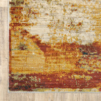 5’x8’ Blue and Red Distressed Area Rug