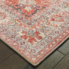 2’x3’ Red and Gray Oriental Scatter Rug