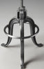 Glossy Iron Revolving Bar Stool