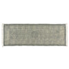 3’ x 8’ Sky Gray Distressed Medallion Runner Rug