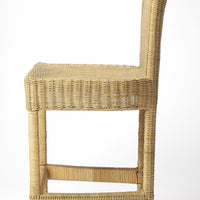 Natural Wicker Rattan Counter Stool