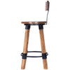 Sturdy Wood and Metal Counter Stool