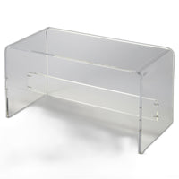 Modern Chic Acrylic Bench