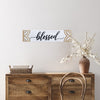 Farmhouse Style Blessed Wall Plaque