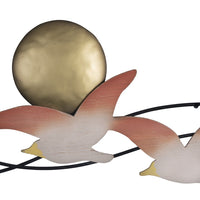 Contemporary Birds at Sunset Wall Décor