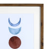 Contemporary Abstract Moon Wall Frame Décor