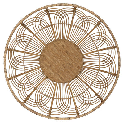 Jumbo Bohemian Bamboo Decorative Wall Basket