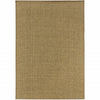 3’x5’ Solid Tan Indoor Outdoor Area Rug