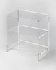 Crystal Clear Acrylic Bookcase