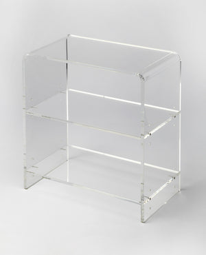 Crystal Clear Acrylic Bookcase