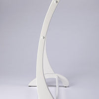 Glossy White Blanket Stand