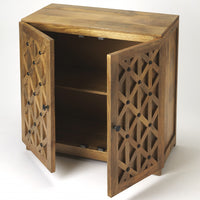 Corona Mango Wood Console Cabinet