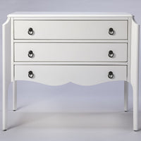 Wilshire Glossy White Accent Chest