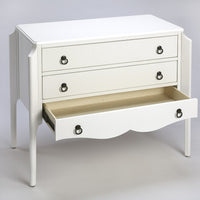 Wilshire Glossy White Accent Chest