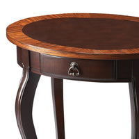 Jeanette Cherry Nouveau Oval Accent Table