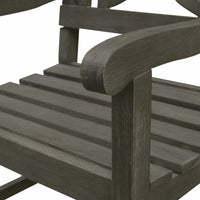 Distressed Grey Garden Armchair