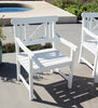 White Garden Armchair