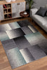 5' x 8’ Gray Modern Geometric Area Rug